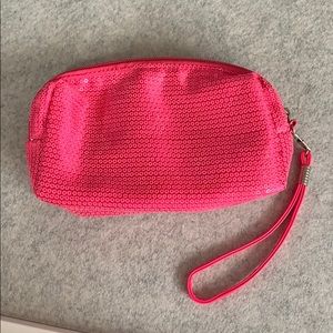 Hot Pink sequin bag with strap